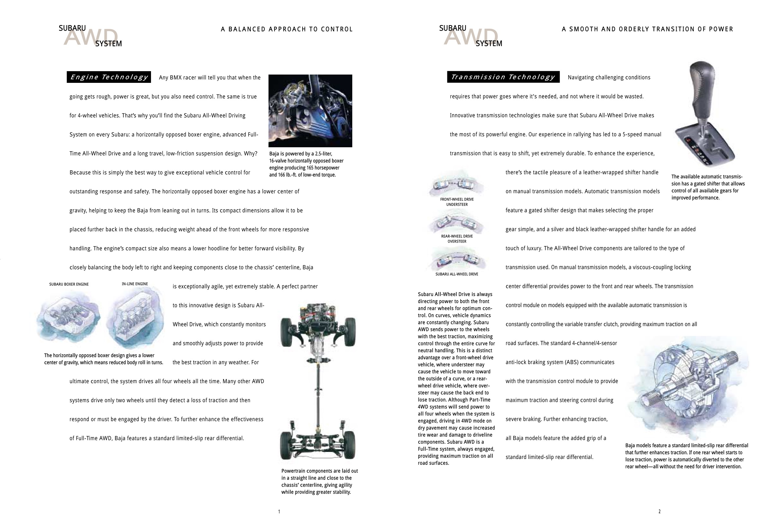2003 Subaru Baja Brochure Page 11